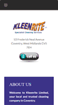 Mobile Screenshot of kleenrite.co.uk
